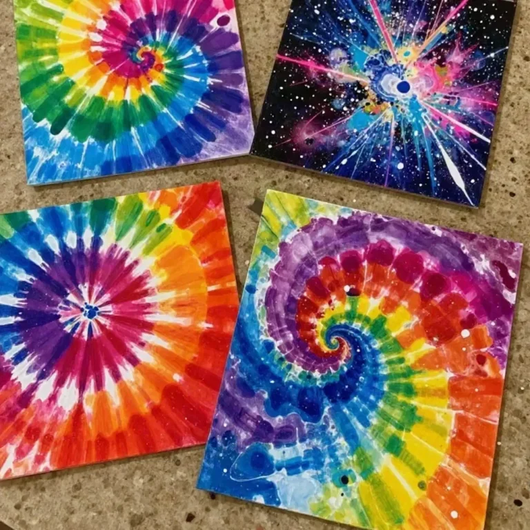 Colorful Experiments Art Project showcasing vibrant art techniques and creativity.