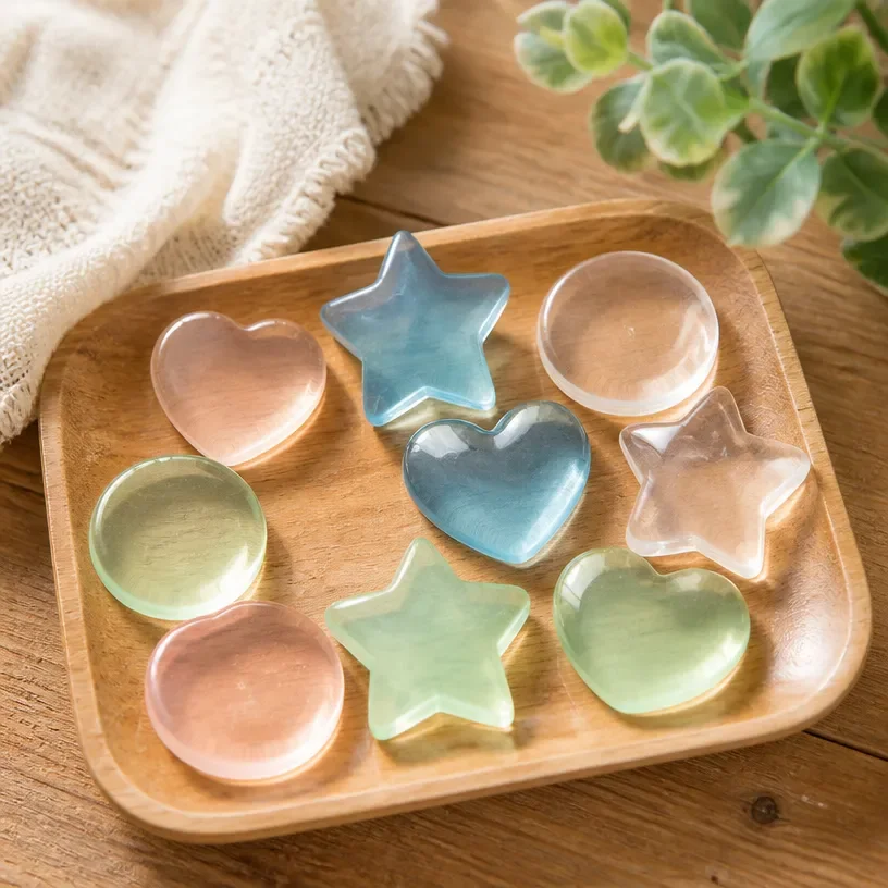DIY clear cornstarch glass keepsakes for personalized gifting