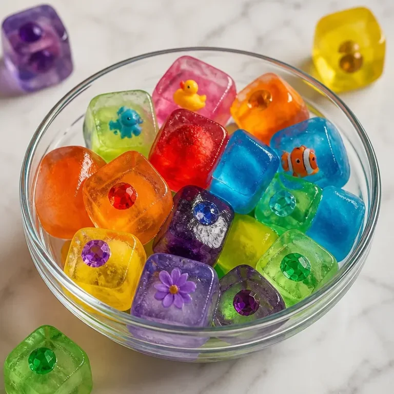 Kids enjoying a Rainbow Ice Cubes treasure hunt activity.
